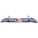 RAD Checker Stripe Skateboard Set (7.75"|Navy)