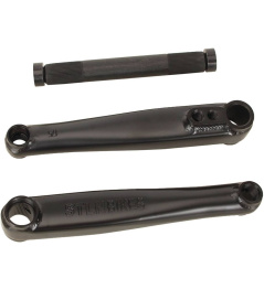 Stolen Talon V2 3-Piece 48-Spline BMX Crank (175mm|Black)