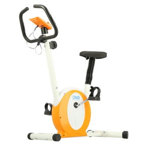 Magnetic exercise bike ONE Fitness M8410 white-orange