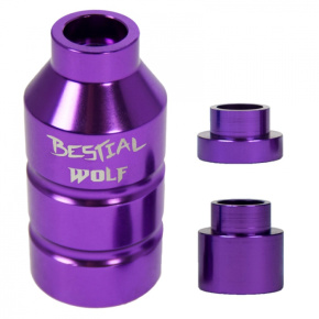 Bestial Wolf peg purple