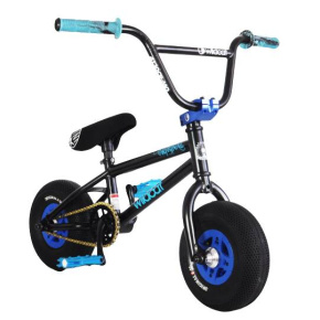 Wildcat Venom 2A Mini BMX Bike (Black/Blue|No Brakes)
