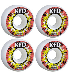 KFD Blast Kolečka Na Skate 4-Balení (53mm|Red)