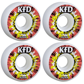KFD Blast Skate Wheels 4-Pack (53mm|Red)