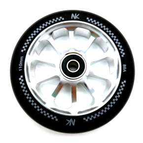 RACING WHEEL 110MM BLACK-SILVER