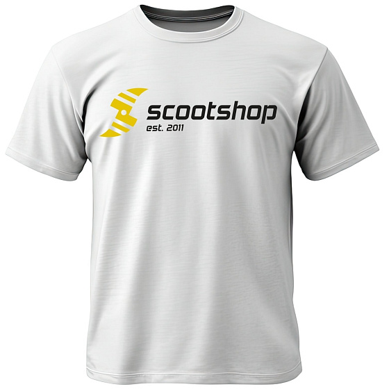 Scootshop Logo T-shirt White