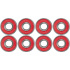 Blood Orange Abec 7 Bearings 8-pack
