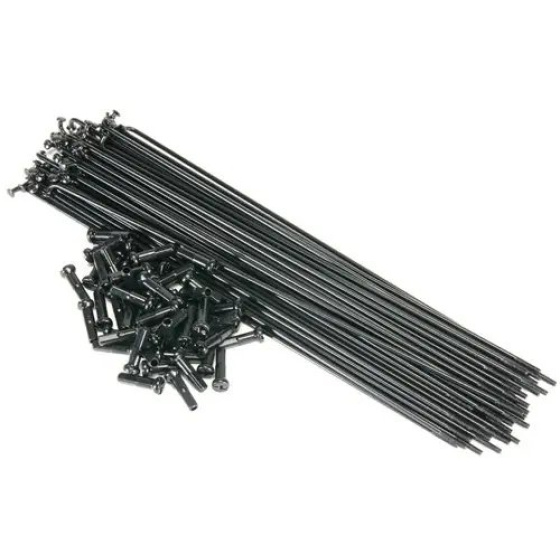 Salt Wheel Spoke Kit (179mm|Black)