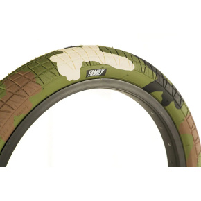 Family 16" BMX Tire (2.125" | Green Camo Tread)
