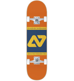 Hydroponic Block Skateboard Complete (8"|Orange)