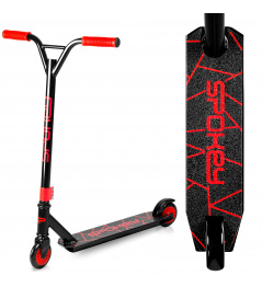 Spokey REVERT Koloběžka freestyle, kolečka 100 mm červená