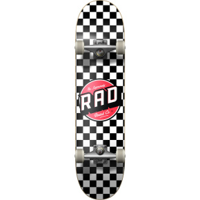 RAD Checkers Skateboard Set (8 "| Checkers Black)
