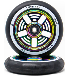 Trynyty Wi-Fi Kolečka Na Koloběžku 2-Balení (120mm|Oil Slick)