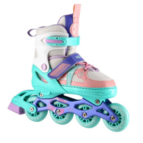 Roller skates NILS Extreme NJ1828A white and mint