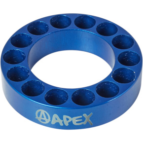 Headset spacer Apex 10mm blue