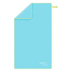 Microfiber towel NILS aqua NAR12 light blue/green