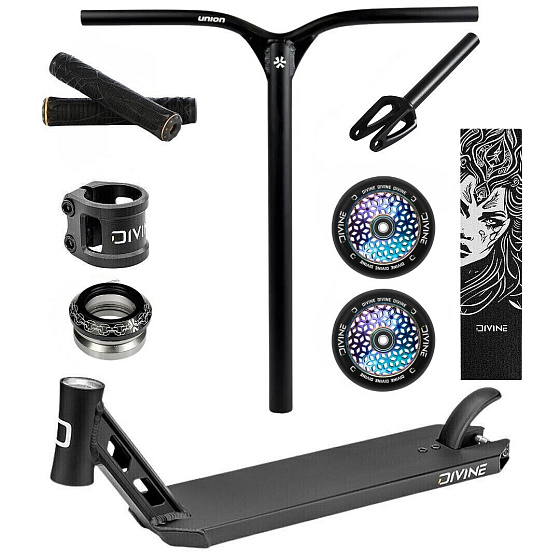 Freestyle Scooter Custom Divine Park ALU Black