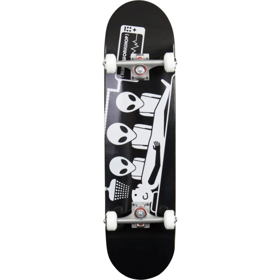 Alien Workshop Abduction Skateboard Set (7.25"|Black/White)
