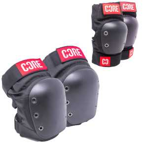 CORE Pro Street Knee And Elbow Skate Pads (M|Black)