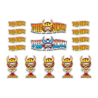 Speed Demons Logo Sticker Sheet