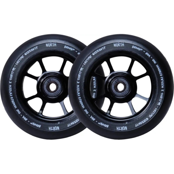 Wheels North Signal 110x30mm Matte Black 2pcs