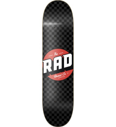 RAD Checker Skate Board (7.75"|Black/Grey)