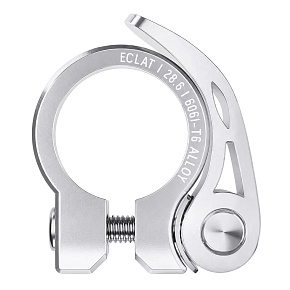 Eclat QR Objímka Sedla BMX (28.6mm|Silver Polished)