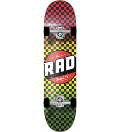 RAD Checkers Progressive Skateboard Complete (7.5"|Rasta)