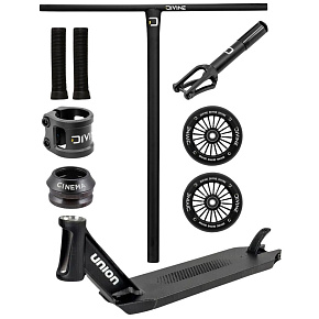 Freestyle Scooter Custom Divine X Union HoneyComb 490 mm Black Freestyle Scooter Custom Divine X Union HoneyComb 490 mm Black