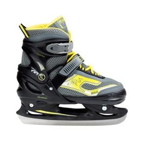 NH 701 AND BLACK AND YELLOW SIZES(30-33) CHILDREN'S ICE SKATES NILS EXTREME