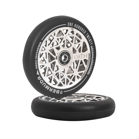 Wheels Oath Bermuda 120mm silver 2pcs