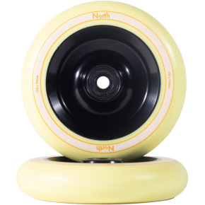 North Fullcore Scooter Wheel (24mm | Matte Black/Cream)