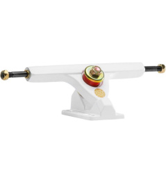 Caliber II 10" 44 Degree Longboardové Trucky (10"|White/Gold)