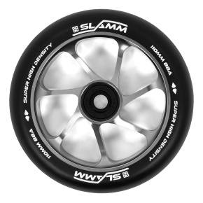 Slamm 110mm Team Black / Silver Wheel