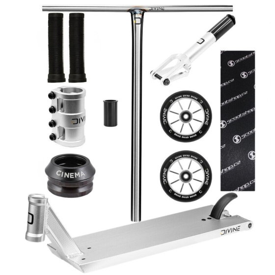 Freestyle Scooter Custom Divine Street 6" 560 mm Silver