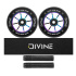 Set of 2 Divine 110 mm Spoked Rainbow wheels + Divine griptape + Divine grips