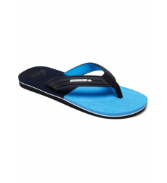 Quiksilver Flip Flops Molokai Eclipsed Deluxe black / gray / blue 2019 \ t