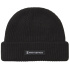 Whitespace Ribbed Beanie (Black)