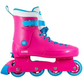 Core Retro Adjustable Roller Skates for Kids (Pink|40-43)