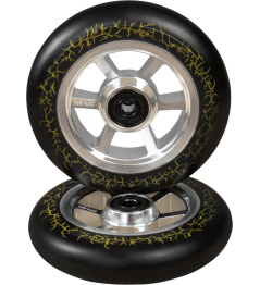 North Ryan Ruegg Signature Wheels 110x30mm Silver/Black 2Pcs