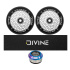 Set of 2 Divine 110 mm Light silver wheels + Divine griptape + Divine headset