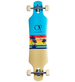 Ocean Pacific Sunset Complete Longboard (39"|Blue)