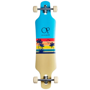 Ocean Pacific Sunset Complete Longboard (39"|Blue)