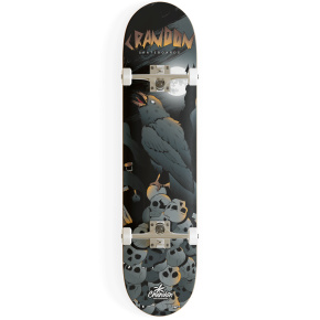 Crandon 8" Raven Skateboard