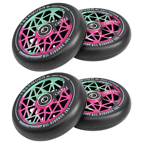 Packaging 1+1 Oath Bermuda Wheels 110mm Green/Pink/Black 4pcs