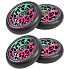 Packaging 1+1 Oath Bermuda Wheels 110mm Green/Pink/Black 4pcs