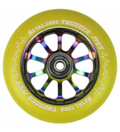 Metal Core Thunder Rainbow 110 mm round yellow