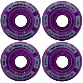 Supreme Rollers Quad Kolečka 4-Balení (62mm|Purple) Supreme Rollers Quad Kolečka 4-Balení (62mm|Purple)