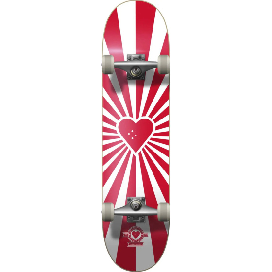 Heart Supply Burst Logo Skateboard Set (8"|Red)
