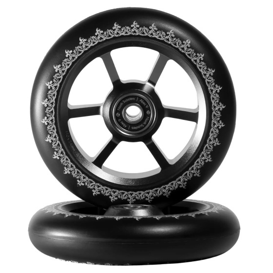North William Holm 110mm Matte Black Wheels