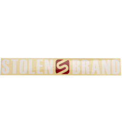 Stolen Logo Sticker (L|Bílá)